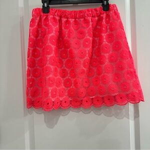 Lilly Pulitzer Women’s Size Medium Pink Floral Skirt
